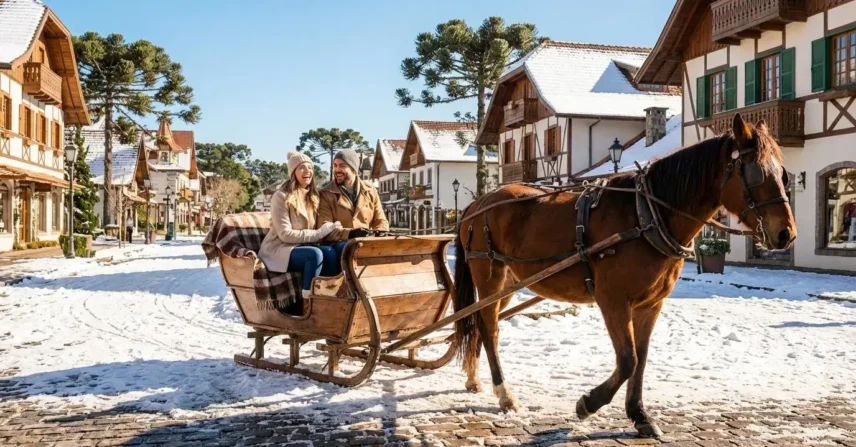 Os 3 melhores passeios de trenó em Gramado Os 3 melhores passeios de trenó em Gramado