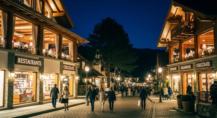 Gramado - RS coberta de geada intensa, evidenciando o frio extremo de abril