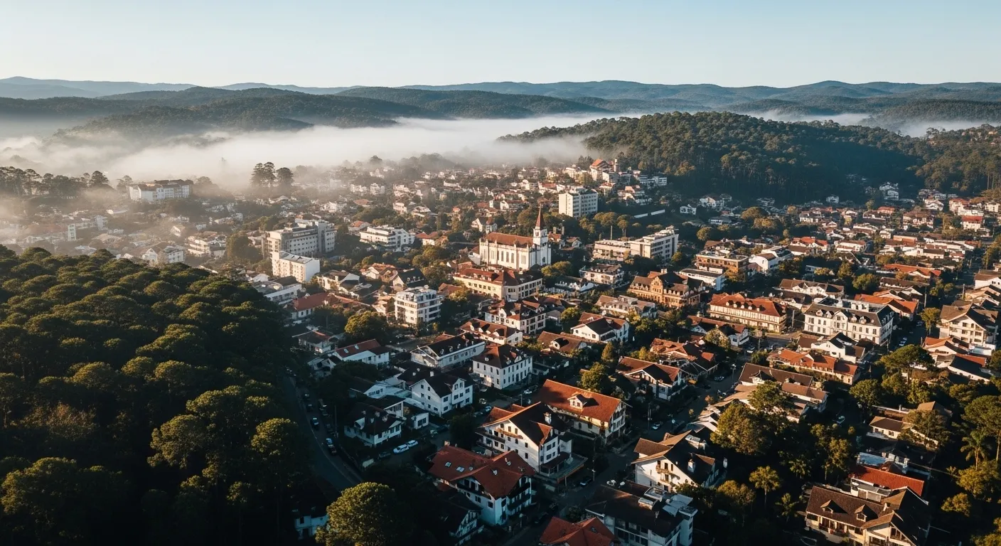 Visão panorâmica da Arena de Conteúdos RS em Gramado - RS durante o Summit