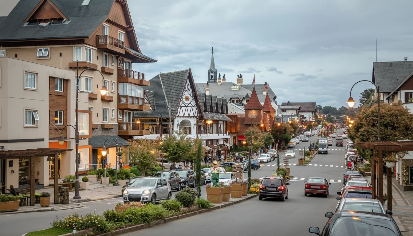 Obras concluídas em Gramado - RS facilitam acesso ao Vale dos Pinheiros